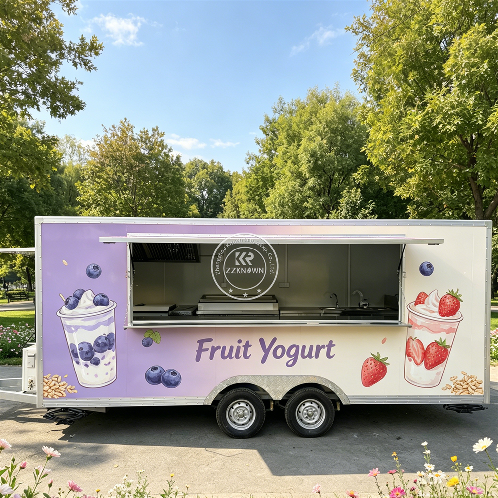 Mobile Coffee Van Equipment - Street Custom Food Trailer Mobile Kitchen