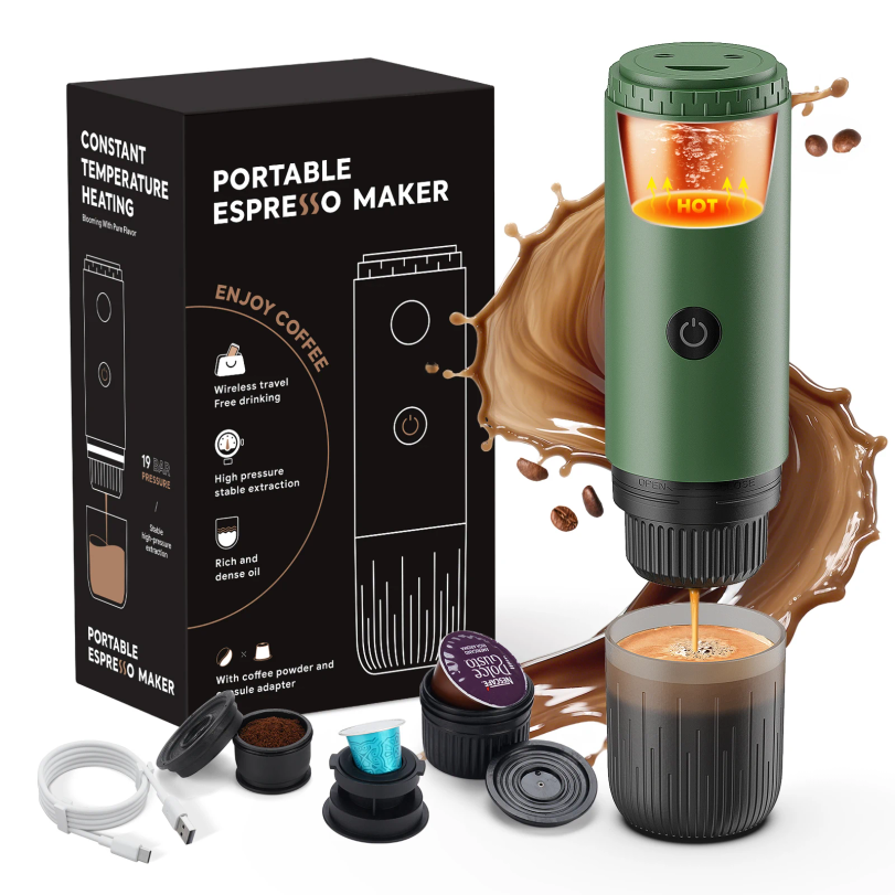 Coffee Equipment Camping - Portable Espresso Machine 3-in-1 Travel Coffee