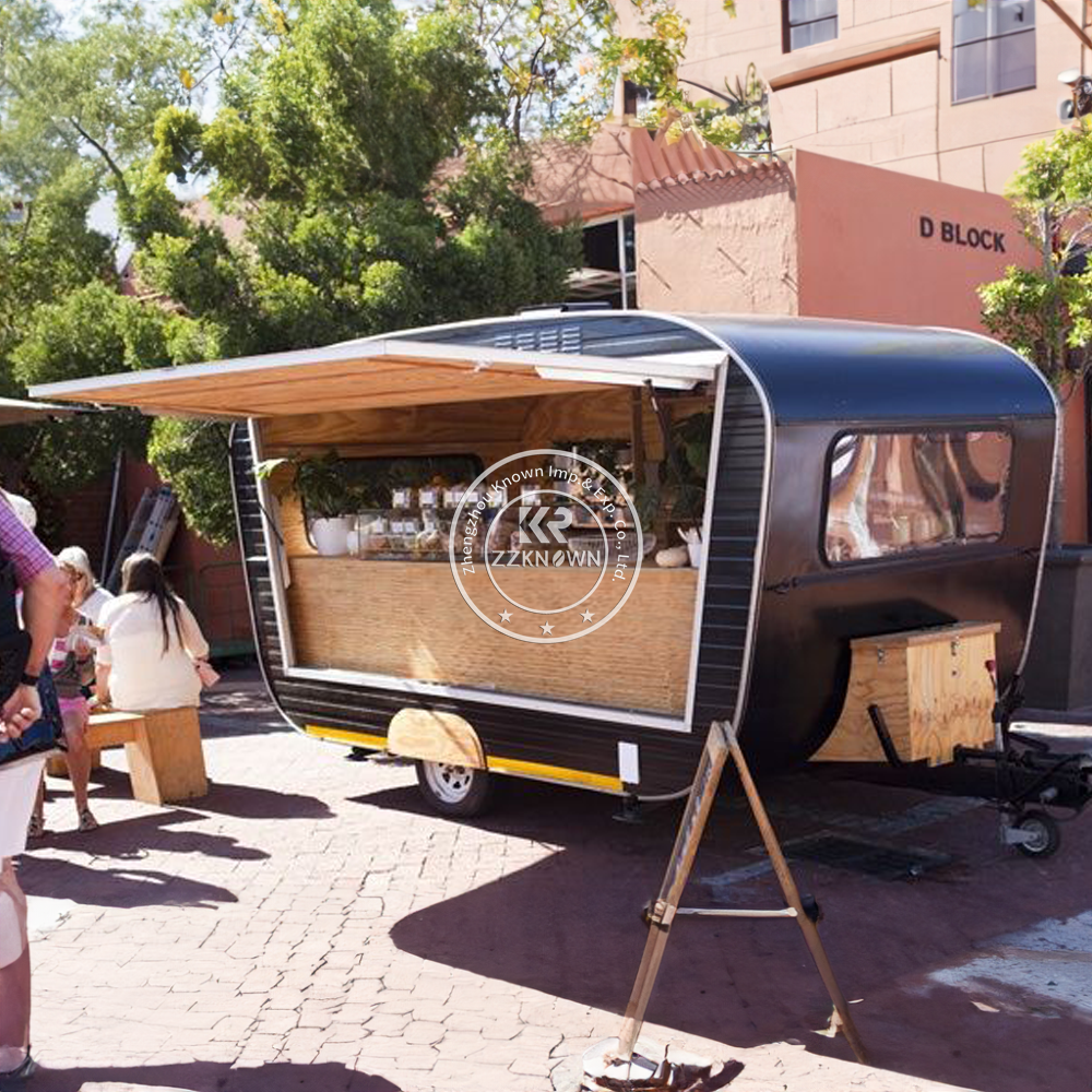 Mobile Coffee Van Equipment - Coffee Trailer Concession Food Truck Van