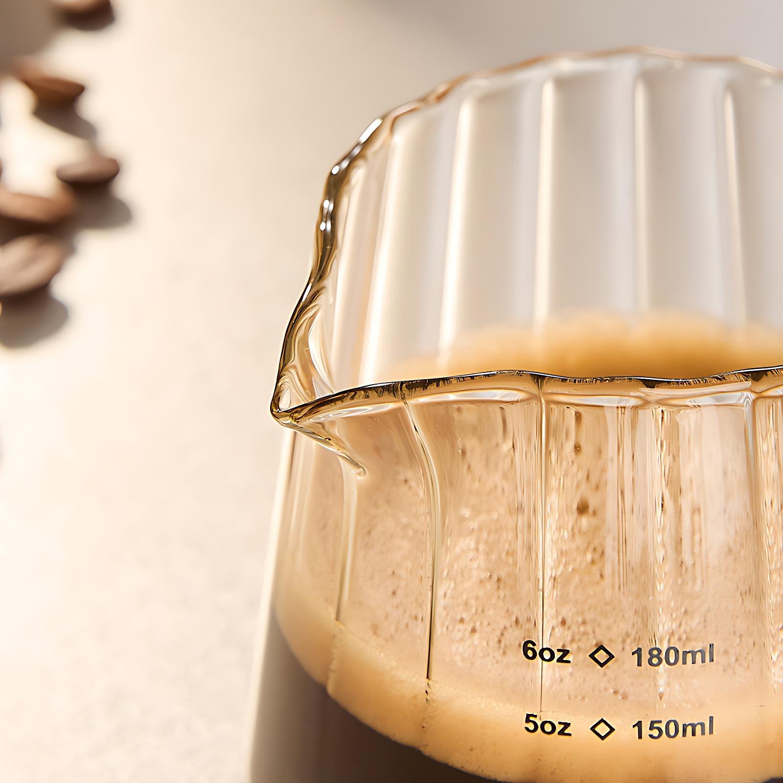 OANKR 6 oz Glass Measuring Cup - Espresso Shot Glass のレビューと価格