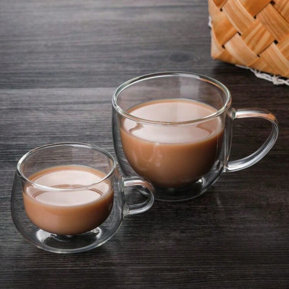 1PC Double Walled Glass Cups H - Espresso Shot Glass のレビューと価格