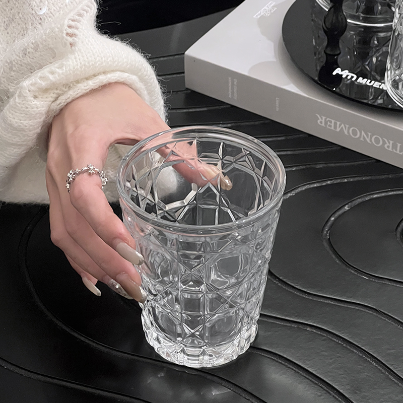 2pcs 310ml Vintage Diamond Pat - Espresso Shot Glass のレビューと価格