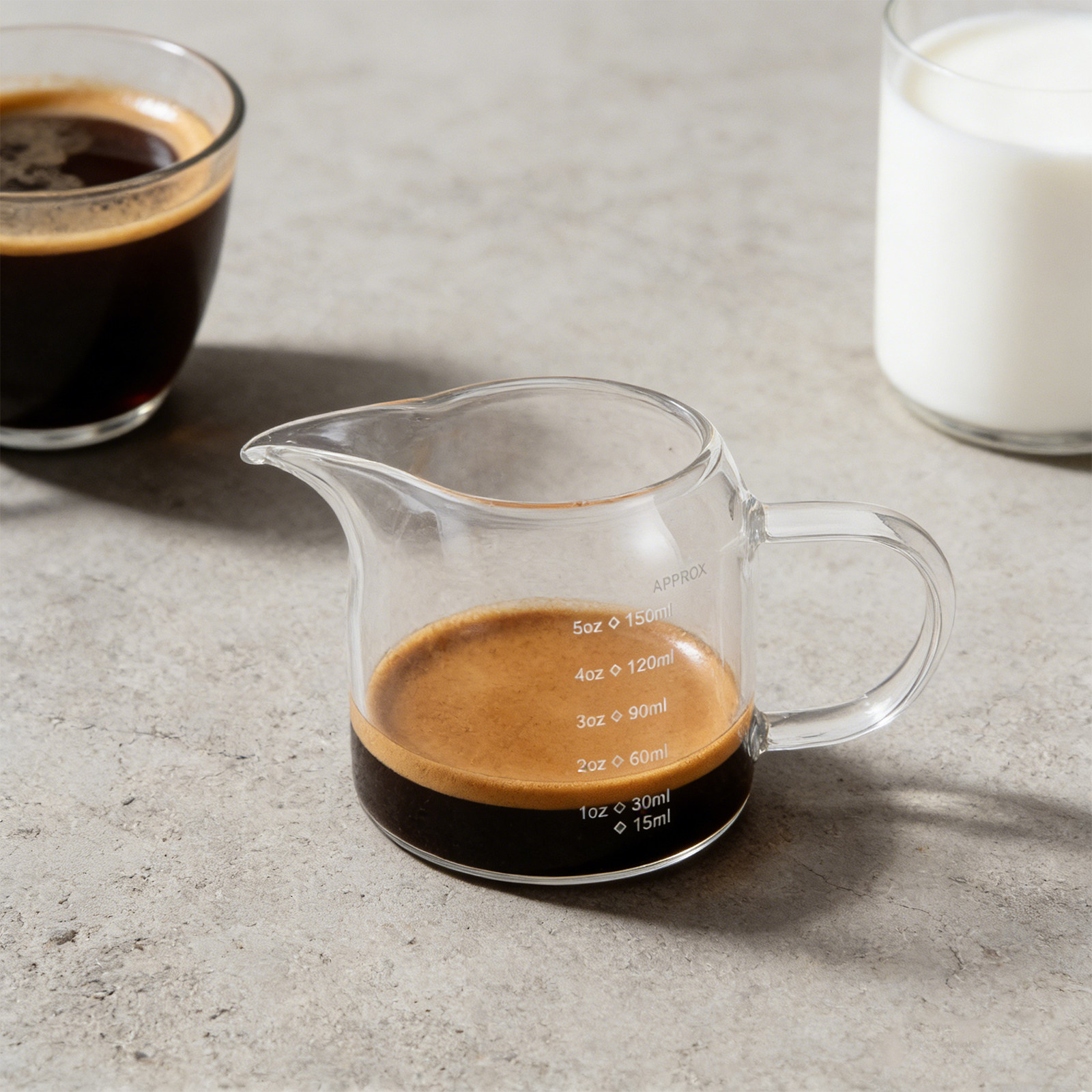Glass Espresso Measuring Cup 1 - Espresso Shot Glass のレビューと価格