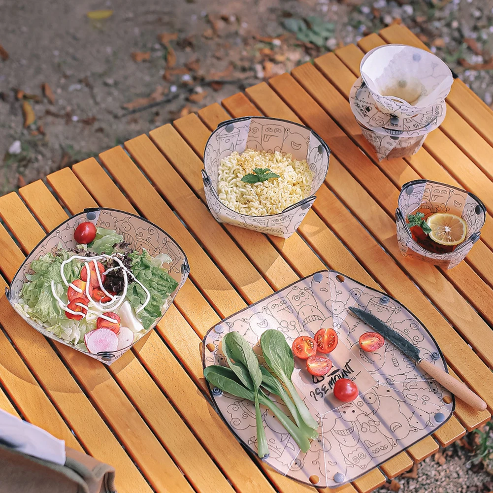 PP Foldable Dinnerware Portabl - Coffee Equipment Camping のレビューと価格