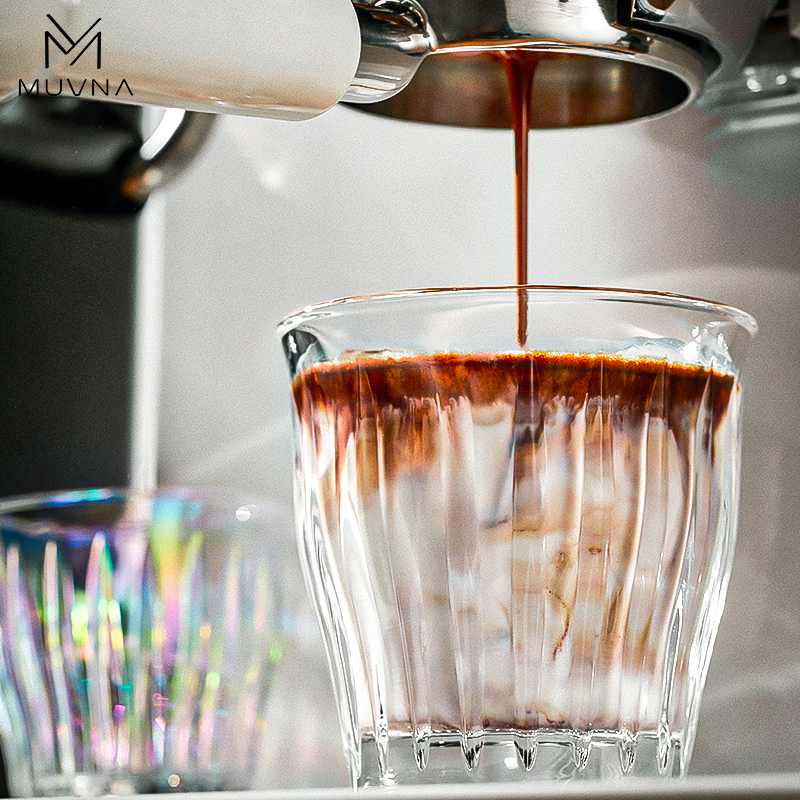 MUVNA Glass Coffee Cup 100ml 1 - Espresso Shot Glass のレビューと価格