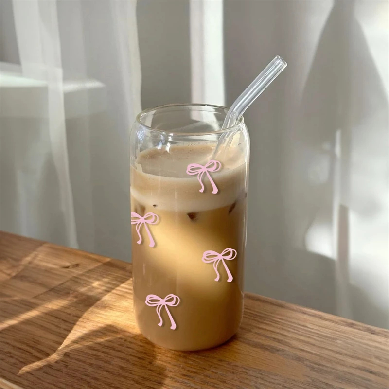 Cute Pink Bow 500ml Glass Tumb - Espresso Shot Glass のレビューと価格