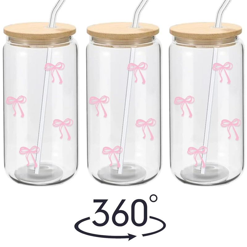 Cute Pink Bow 500ml Glass Tumb - Espresso Shot Glass のレビューと価格