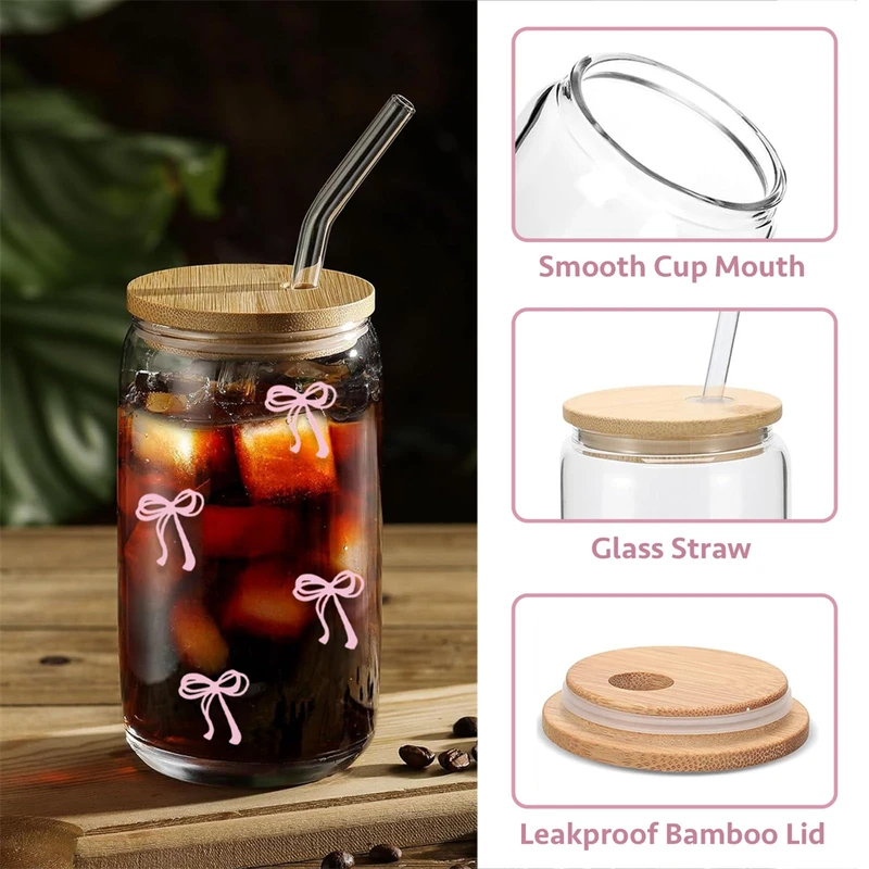 Cute Pink Bow 500ml Glass Tumb - Espresso Shot Glass のレビューと価格