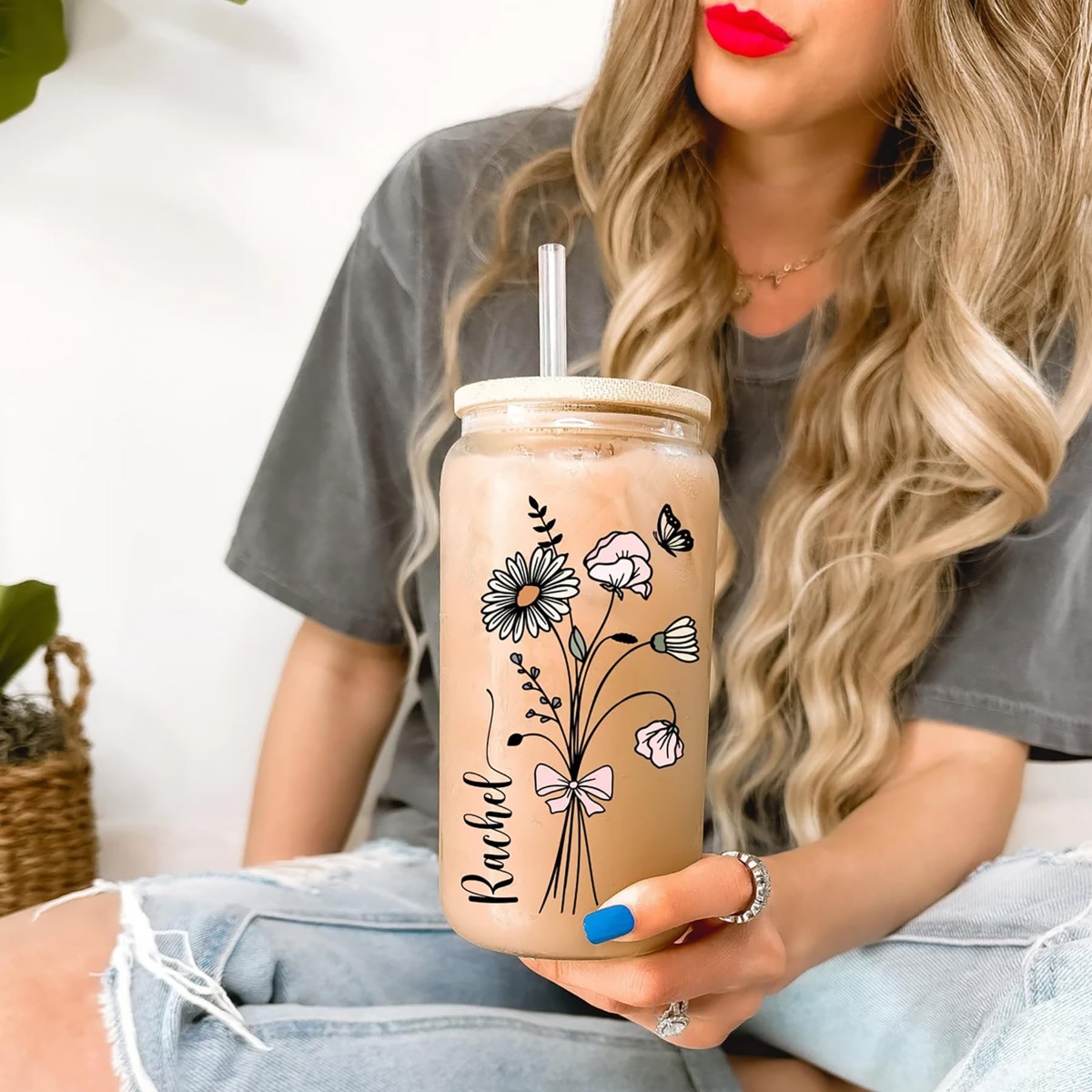 Customized Cute Cup Bottle Wit - Coffee Equipment Camping のレビューと価格
