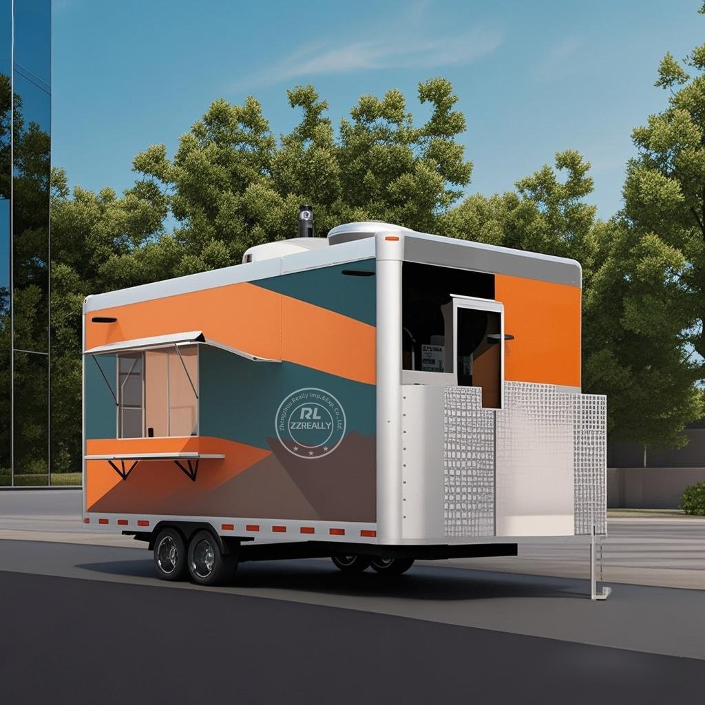 Snack Fast Food Truck Mobile K - Mobile Coffee Van Equipment のレビューと価格