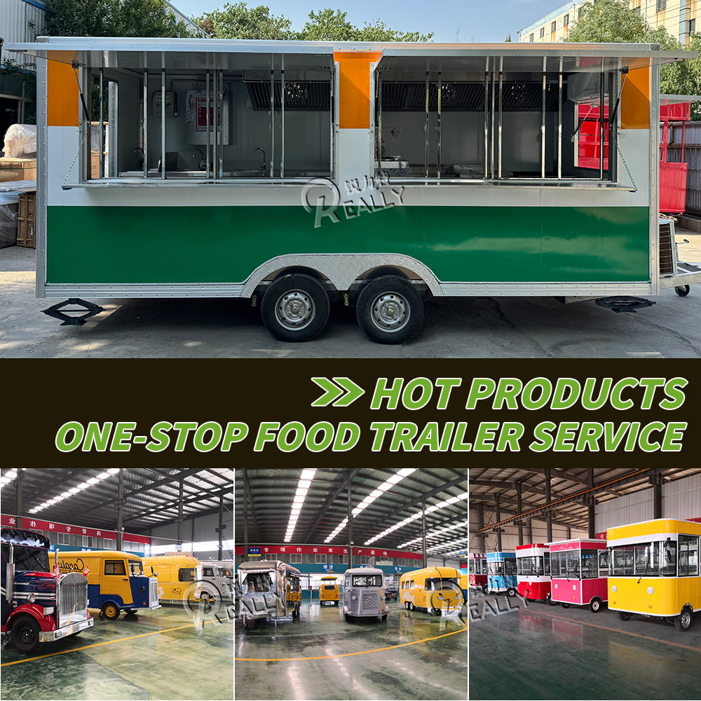 Snack Fast Food Truck Mobile K - Mobile Coffee Van Equipment のレビューと価格
