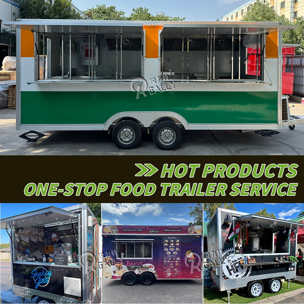 Snack Fast Food Truck Mobile K - Mobile Coffee Van Equipment のレビューと価格