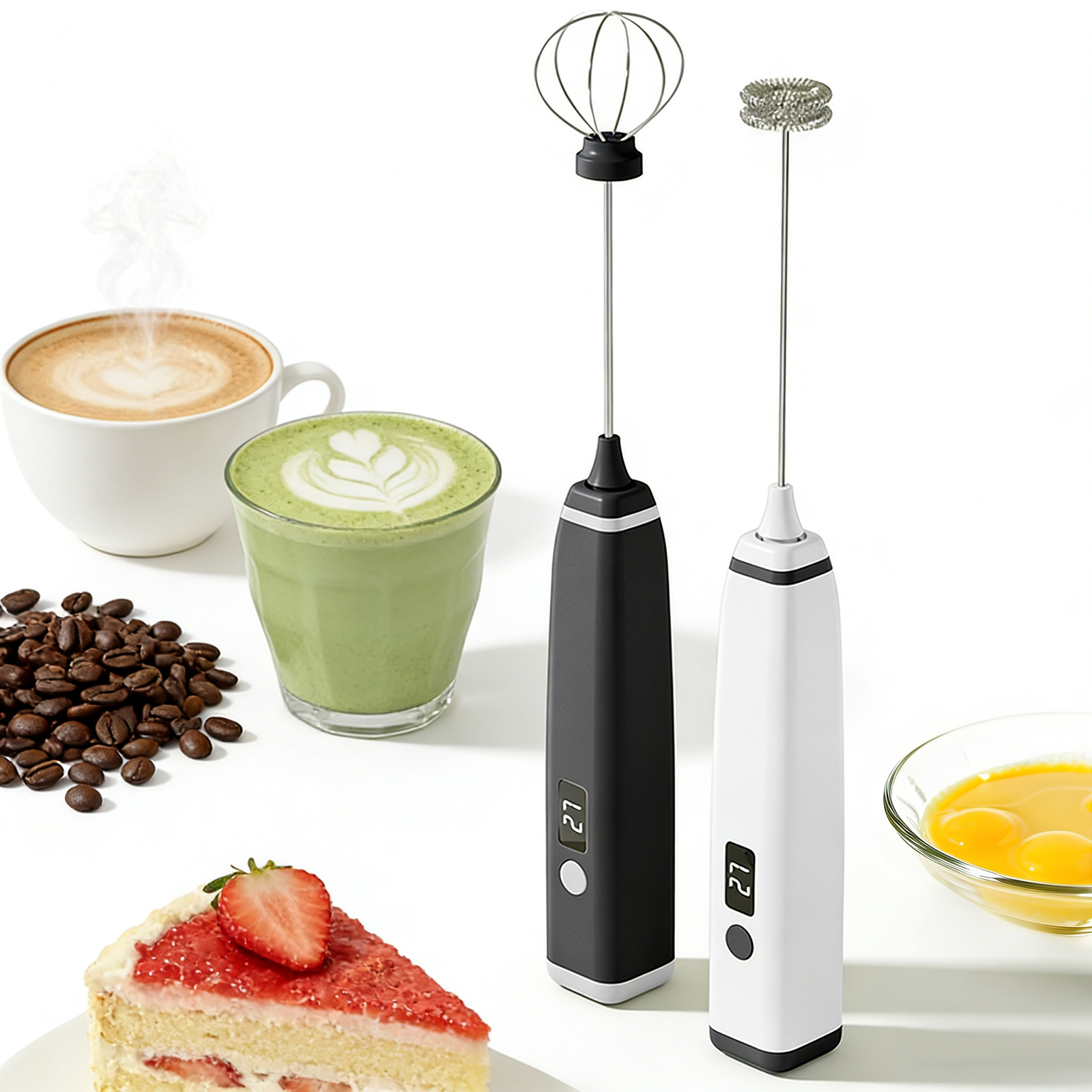 Cordless Handheld Milk Frother - Coffee Equipment Camping のレビューと価格