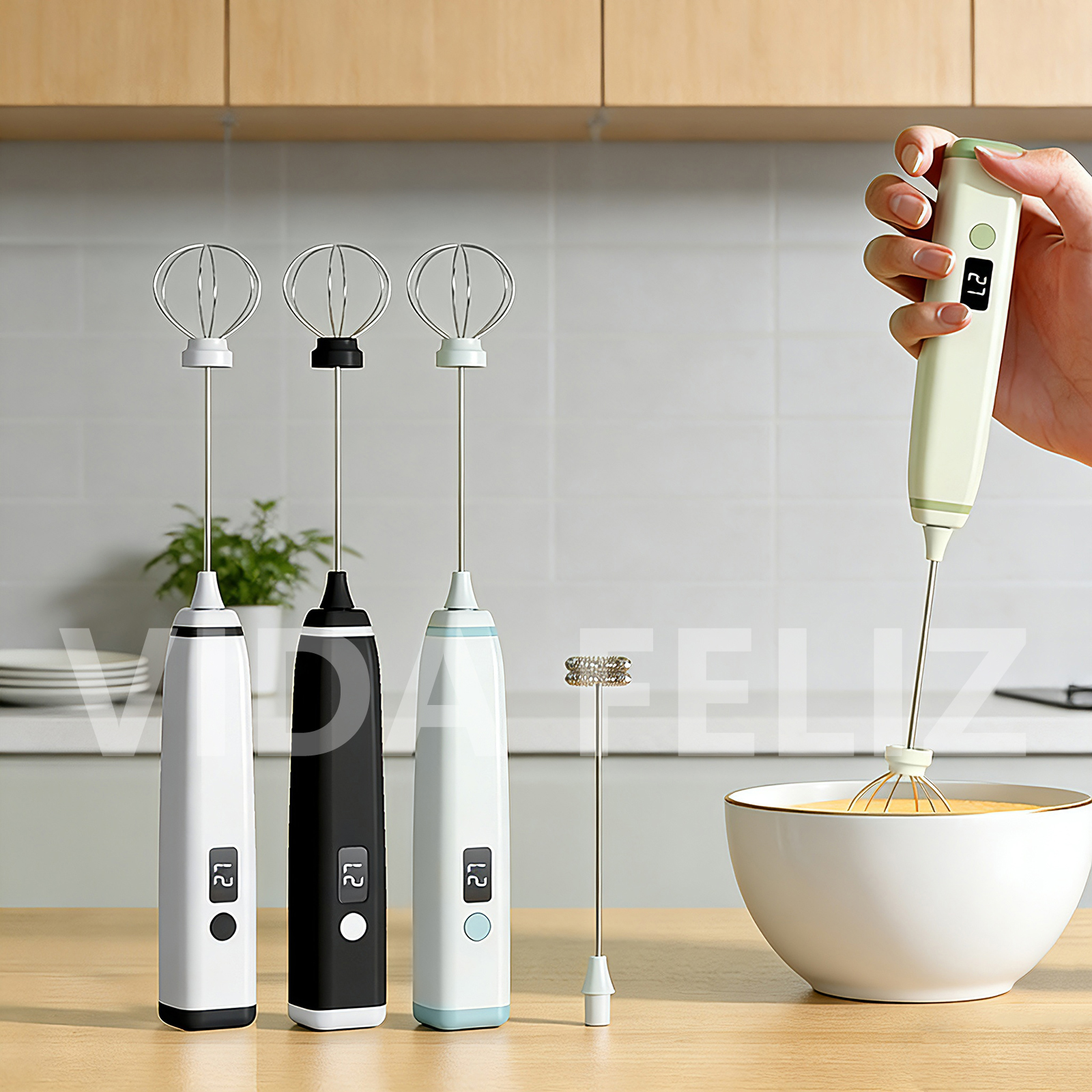 Cordless Handheld Milk Frother - Coffee Equipment Camping のレビューと価格