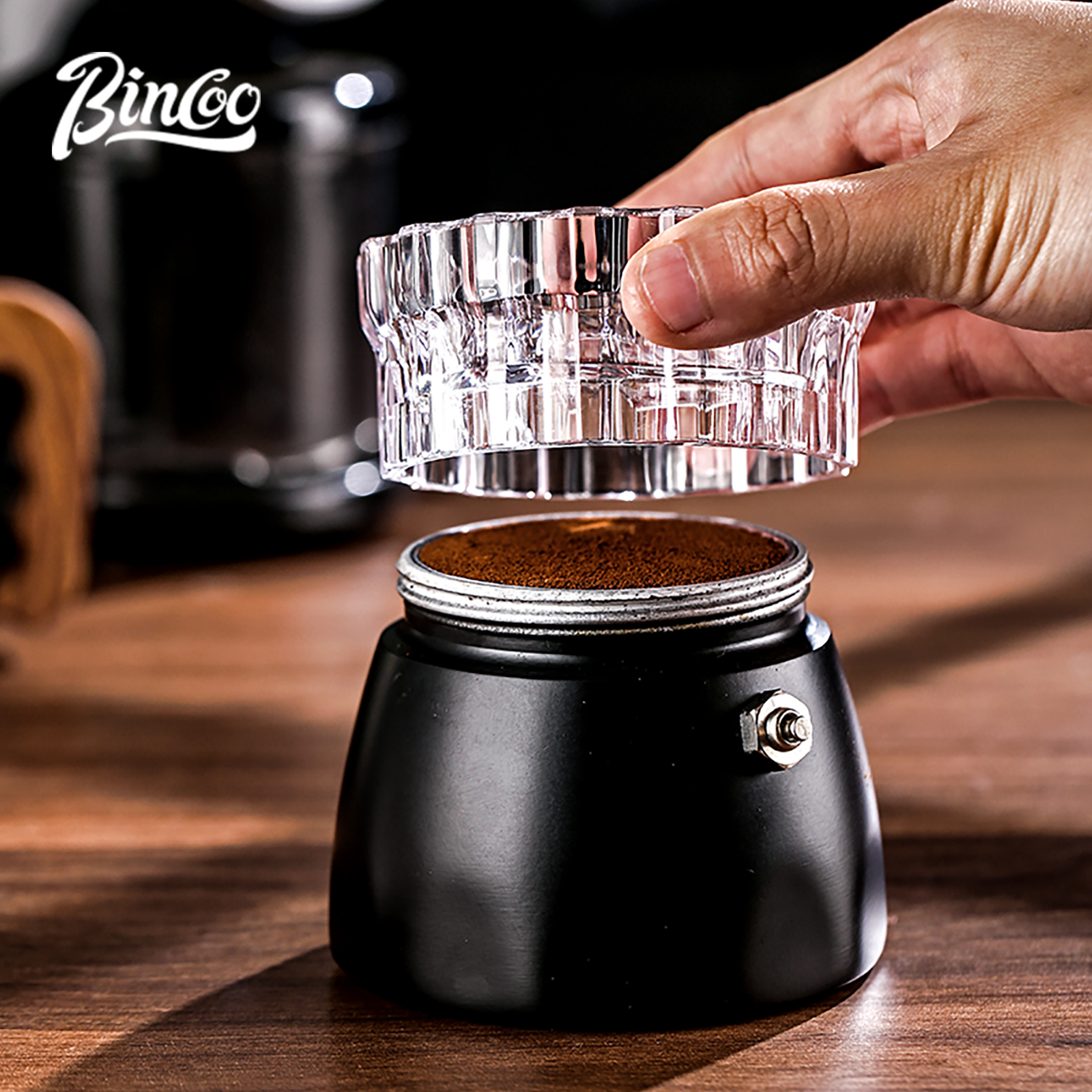 Bincoo Professional Moka Pot D - Coffee Distribution Tool のレビューと価格