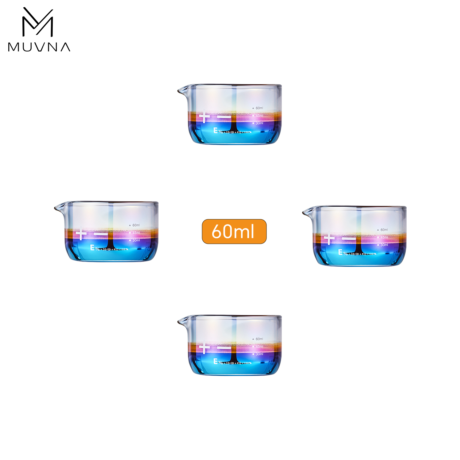 Muvna Espresso Cups, 60ML/2.11 - Espresso Shot Glass のレビューと価格