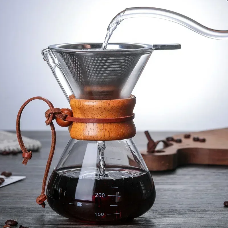 Glass Coffee Kettle with Stain - Coffee Equipment Pour Over のレビューと価格