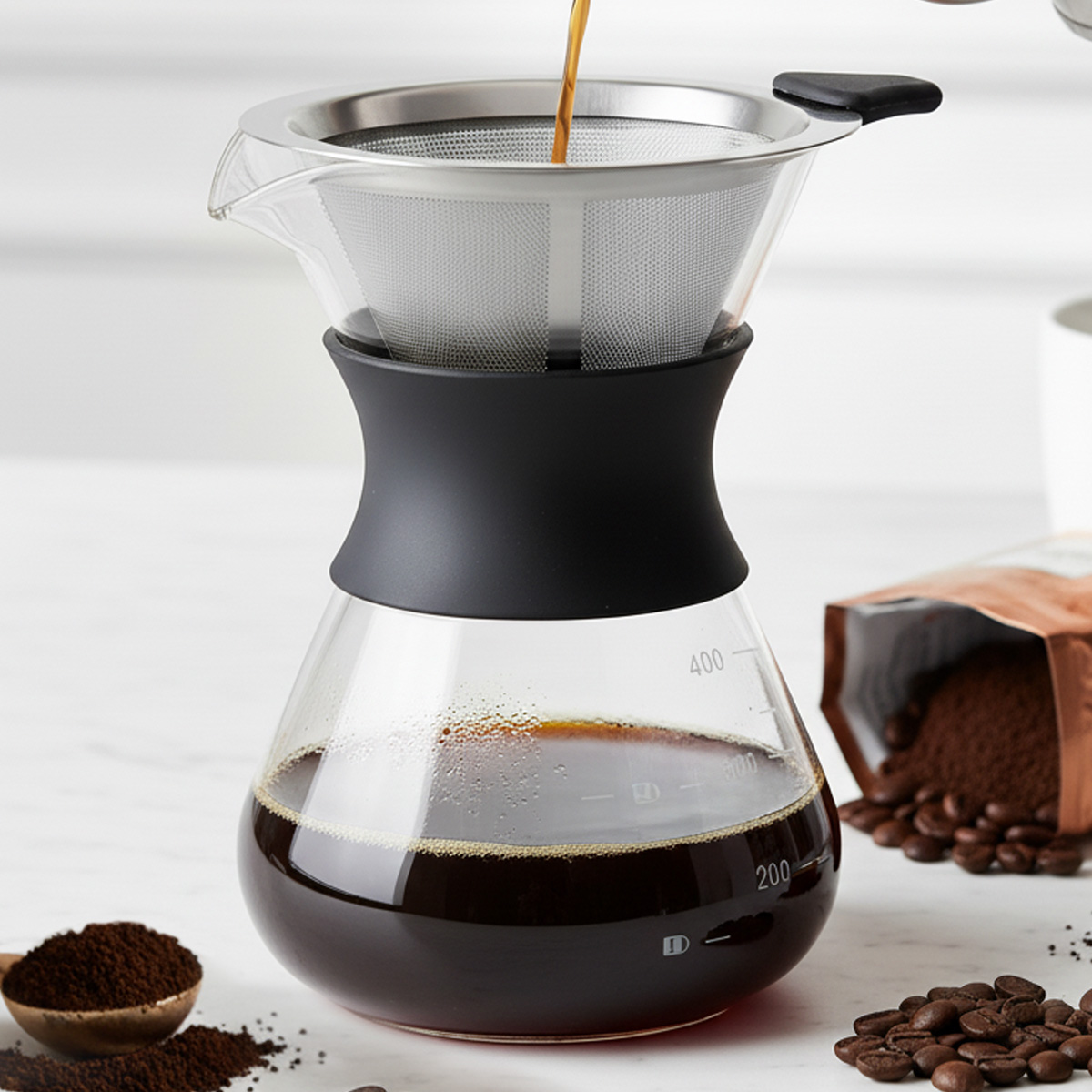 Leeseph Glass Pour Over Coffee - Coffee Equipment Pour Over のレビューと価格