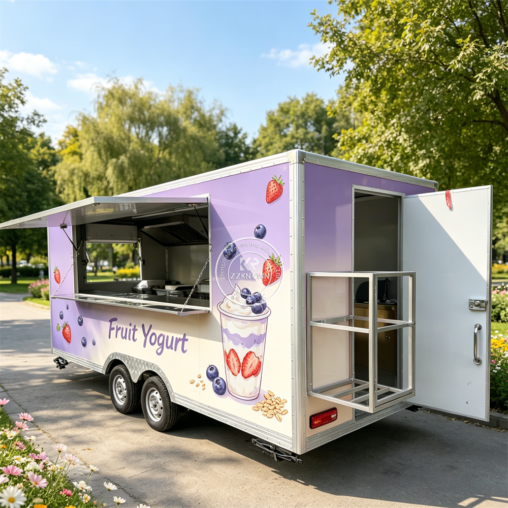 Street Custom Food Trailer Mob - Mobile Coffee Van Equipment のレビューと価格