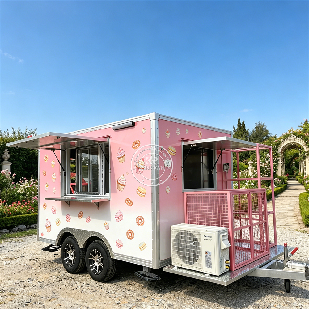 Street Custom Food Trailer Mob - Mobile Coffee Van Equipment のレビューと価格