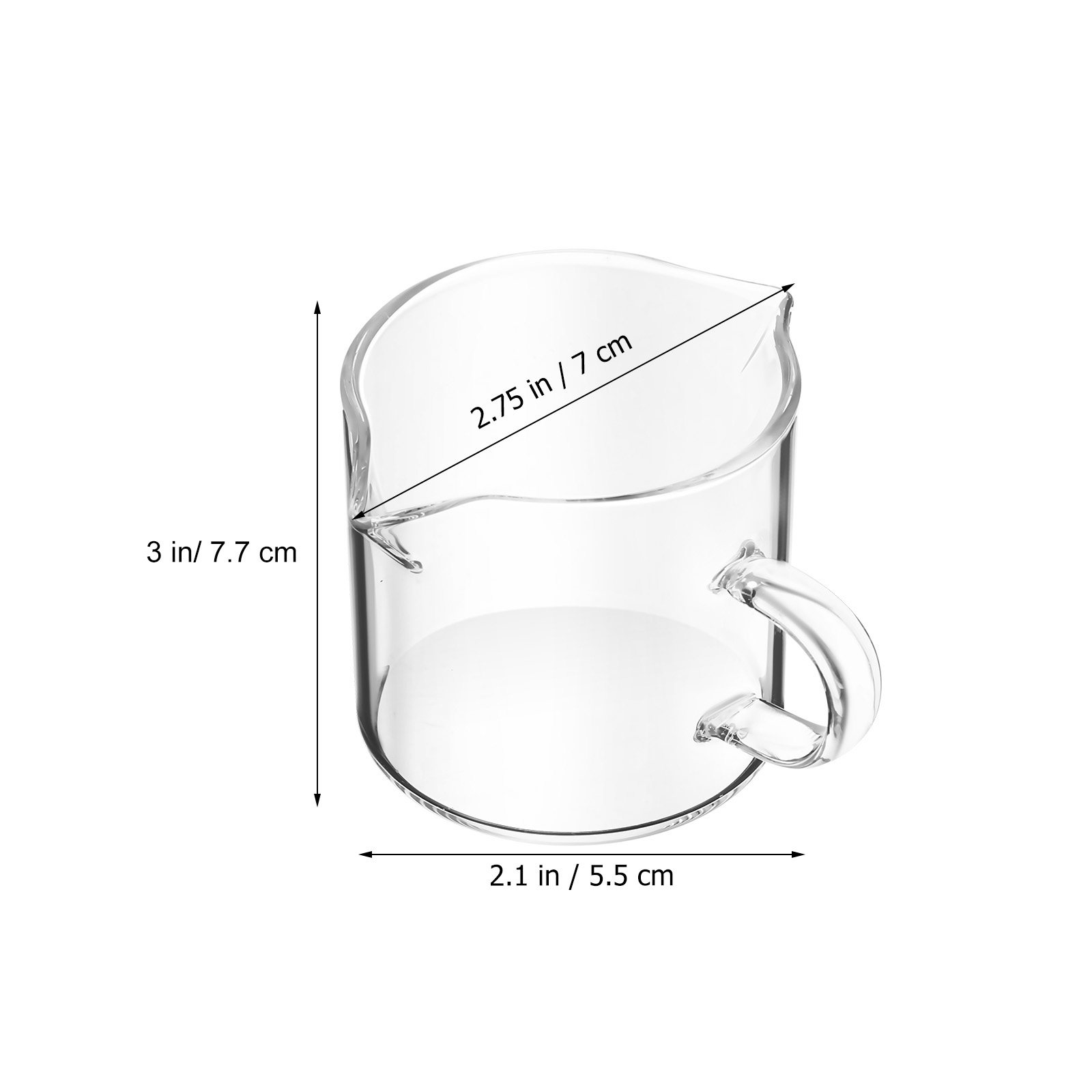 4Pcs Small Glass Pitcher Set E - Espresso Shot Glass のレビューと価格