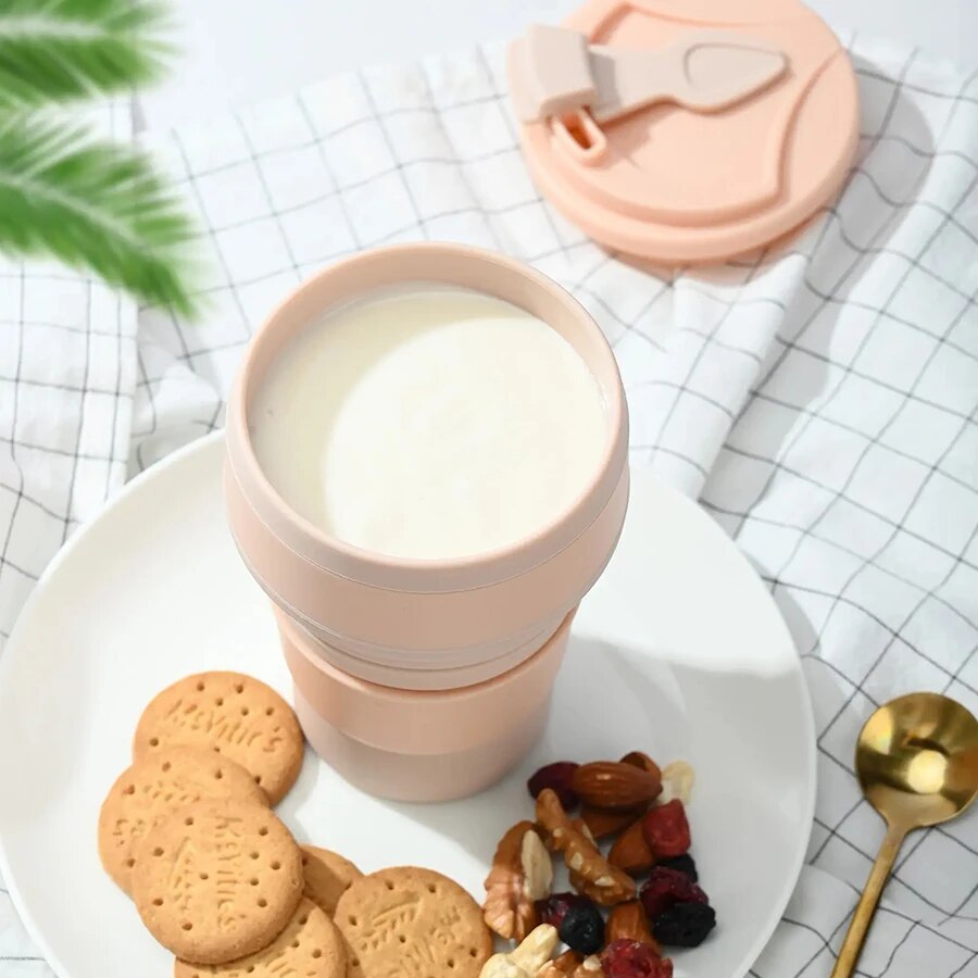 350ML Food-Grade Silicone Fold - Coffee Equipment Camping のレビューと価格