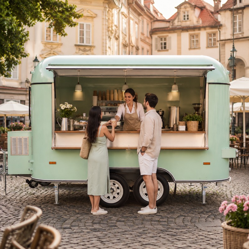 Food Truck Mobile with Kitchen - Mobile Coffee Van Equipment のレビューと価格